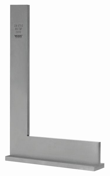 Vogel Germany kontrollvinkel DIN 875, GG 0, 50 x 40 mm, med stopp, rostsäker, 310100