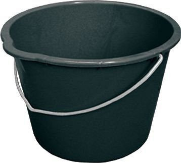 DENIOS plasthink tillverkad av återvunnen polyeten (PE), 20 liter, svart, PU: 10 st, 180-846