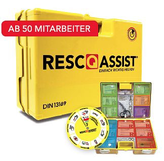 MBS Medizintechnik första hjälpen-väska RescQassist Q100 fylld enligt DIN 13169, 531716