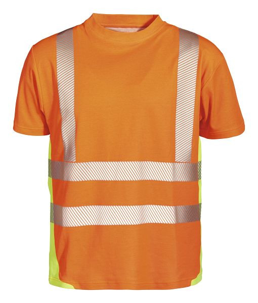PKA varningsskydd T-shirt blandat tyg, 160 g/m², orange/gul, storlek: L, PU: 5 st, WATM-OGE-004