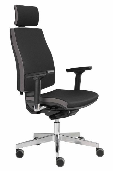Hammerbacher kontorsstol Premium 1 svart, höjd 116-133 cm, sittbredd 50 cm, VSDP1/D