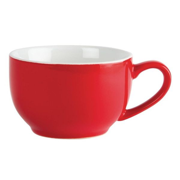 OLYMPIA Cafe kaffekoppar röda 22,8cl, PU: 12 st, GK073