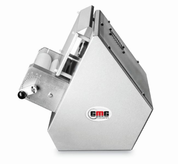 GMG degrullningsmaskin Ø 40cm för runda och fyrkantiga pizzor, degtjocklek justerbar, degvikt variabel 80-500g, TTA-S-40