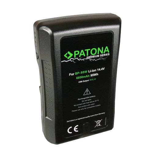 Patona V-Mount batteri 95Wh / 14,4V / 6600mAh, 23038