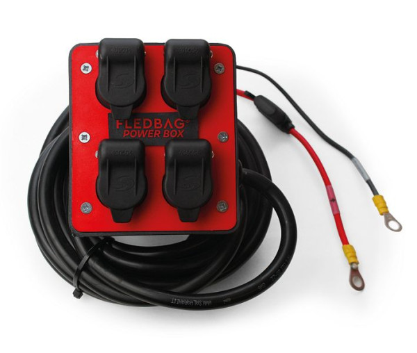 Fledbag Power Box V2, strömkontakter för traktorhytt, 5000 mm kabel, 0201002