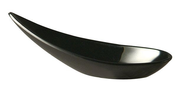 APS fingermatssked -MING HING-, 11 x 4,5 cm, höjd: 4 cm, melamin, svart, 60 st, 83843