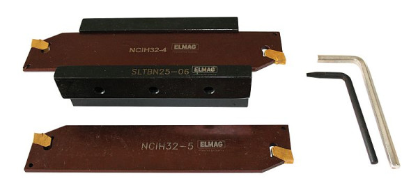 ELMAG piercingverktyg sortiment 25mm, 21 stycken - med piercingslister NCIH32 2x3mm, 2x4mm, 2x5mm, 89350