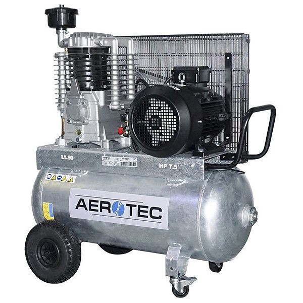 AEROTEC kompressorsystem 890-90 Z PRO - 400 V galvaniserad, 2010263