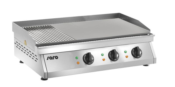 Saro grillplatta (räfflad + slät) modell FRY TOP GH 760 R, 172-3135
