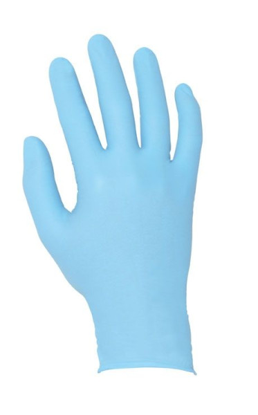 teXXor nitril engångshandskar OPULVERAD, blå, storlek: 8, kartong, förpackning med 10, 2214-8