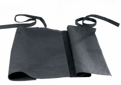 Contacto bistroförkläde/slips framtill 80 x 90 cm, svart, 6551/081
