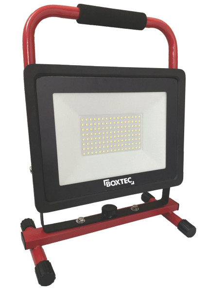BOXTEC LED arbetslampa, byggstrålkastare, PRO-LINE FIXSTAND 100W, 8000lm, 6500K, IP65, 3m robust gummikabel, 48002