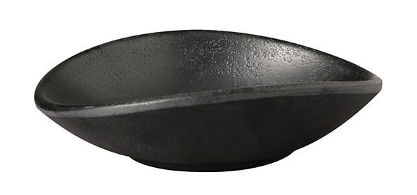 APS skål -ZEN-, 11 x 10 cm, höjd: 3 cm, melamin, svart, stenlook, 0,04 liter, 83732