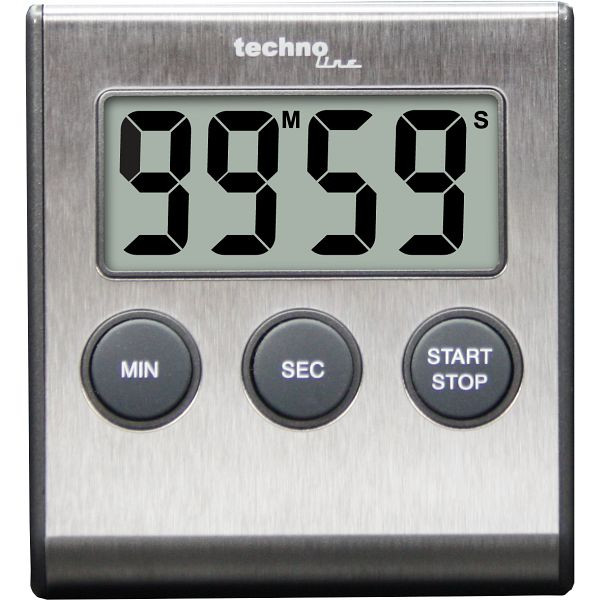 Technoline kortvarig väckarklocka, mått: 64 x 70 x 18 mm, låda 200