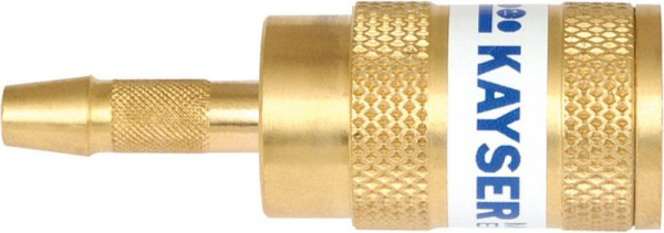 ELMAG syrgaskoppling, med 6 mm slangmunstycke, inklusive automatisk gaslås enligt EN 561, 55235