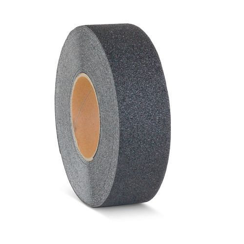 DENIOS m2 anti-slip covering™, deformerbar, svart, rull 50 mm x 18,3 m, 264-196