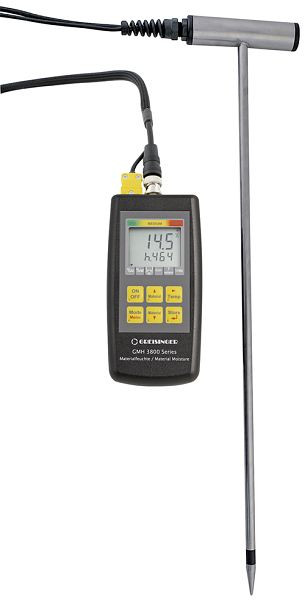 Greisinger BaleCheck 200-1500 fuktmätare för hö och halm med integrerad temperaturmätning, sensorlängd: 1500 mm, 607146