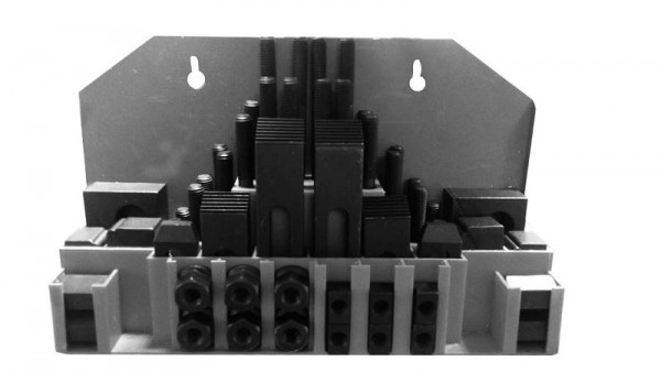 MACK spännsats, 58 delar, spänngänga M10, T-muttrar 12 mm, 11-ASS-M10
