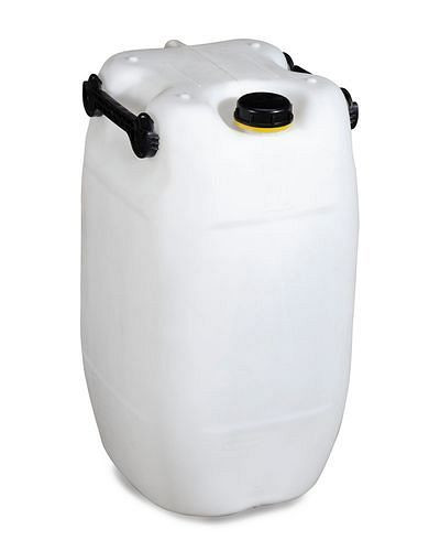 DENIOS plastbehållare av polyeten (PE), 60 liter, naturligt transparent, 266-992