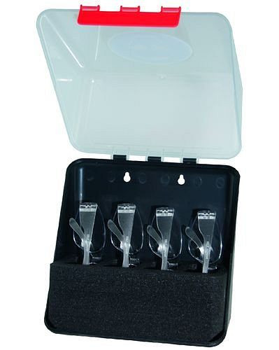 DENIOS midibox för förvaring av 4 glasögon, transparent, 123-603