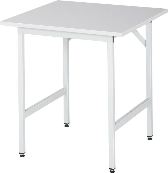 RAU Jerry serie arbetsbord (3030) - höj- och sänkbar, melaminplatta, 750x800-850x800 mm, 06-500M80-07.12