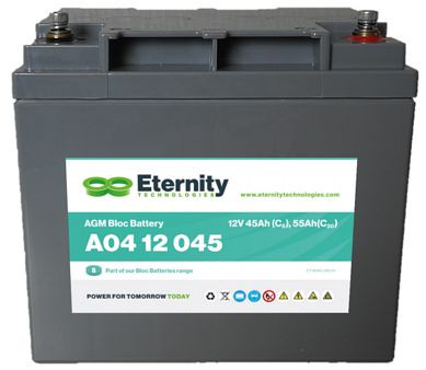 Eternity underhållsfritt AGM-blockbatteri A04 12080 1, 135100081