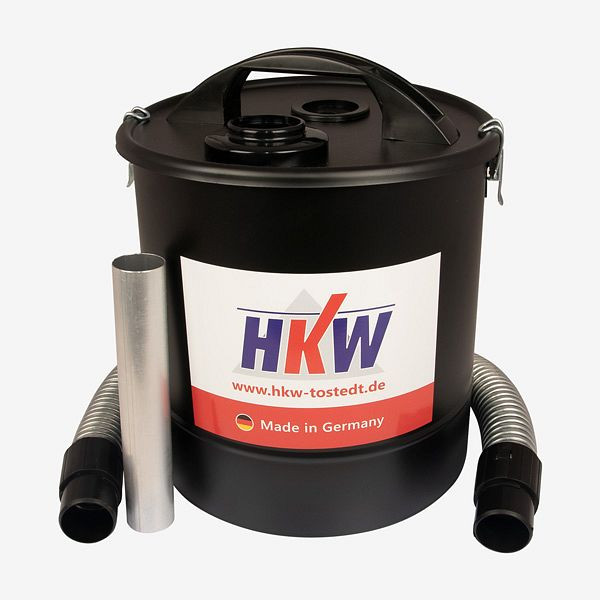 HKW askavskiljare / asksväljare / askkruka, 20 liters volym, 34101