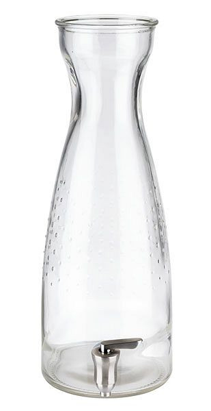 APS-glas inklusive kran, Ø 15,5 cm, höjd: 42 cm, glasbehållare, 4,5 liter, 10422