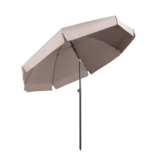 Sekey parasoll 240cm, hopfällbart, färg: taupe, 39924088