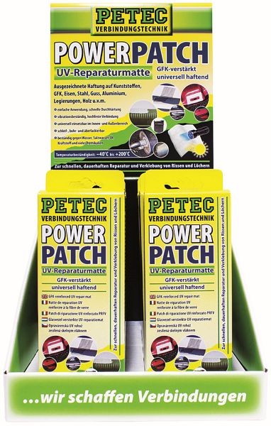 Petec Display Power Patch innehåll 12 delar 85150 (75 mm x 150 mm), 85012