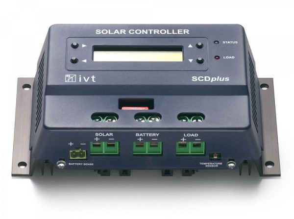 IVT solcellsregulator SCDplus 12 V/24 V, 40 A med display, 200043