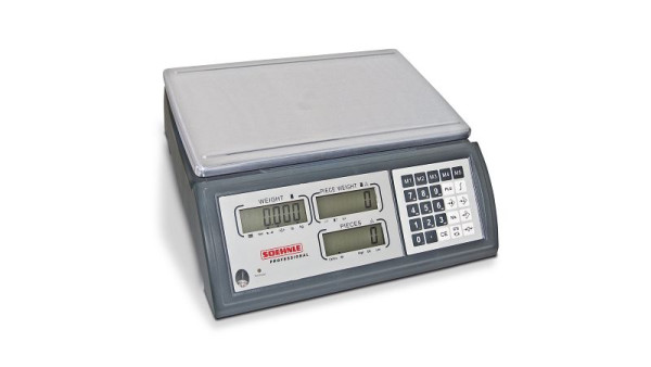 Soehnle räknevåg, maximal belastning: 45 kg, siffersteg: 1 g, 360 x 240 mm, med USB-gränssnitt, 9221.08.001