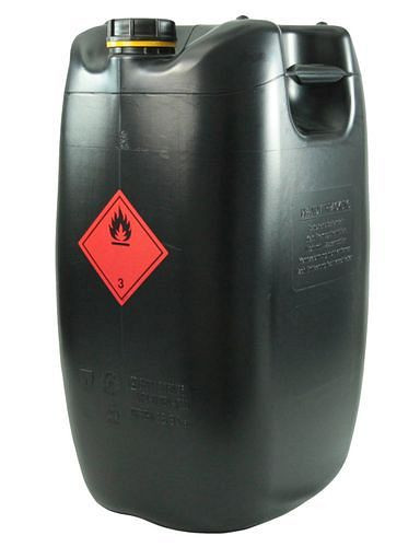 DENIOS plastbehållare tillverkad av polyeten (PE), dissipativ, 60 liters volym, svart, 129-121
