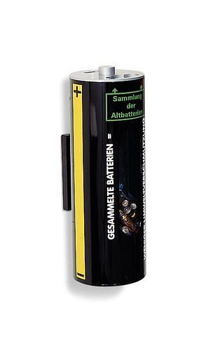 DENIOS batteriuppsamlingsbehållare av syrafast plast, för väggmontage, 6 l, 129-600