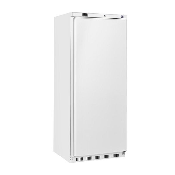 Gastro-Inox vit ABS 600 liters kylskåp statisk kylning med fläkt, Gastronorm 2/1, 201.006