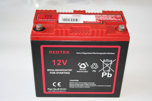 ELMAG batteri 12 volt 'PROFESSIONAL' för STARTTRUCKVAGN 6200/3100, 9505150
