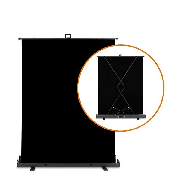 Walimex pro roll-up panel bakgrund svart 155x200, 23076