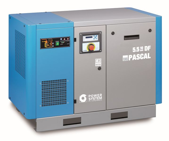 POWERSYSTEM IND skruvkompressorindustri med torktumlare, kraftsystem PASCAL 3 - 10 bar, 20140902