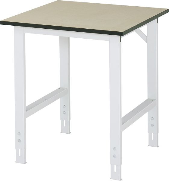 RAU Tom-serien arbetsbord (6030) - höj- och sänkbart, MDF-skiva, 750x760-1080x800 mm, 06-625F80-07.12