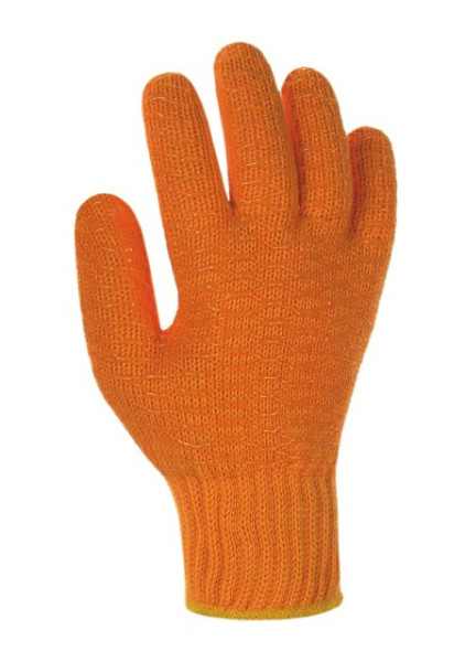 teXXor grovstickade handskar i bomull/polyester "CRISS CROSS", PU: 144 par, 1900-8
