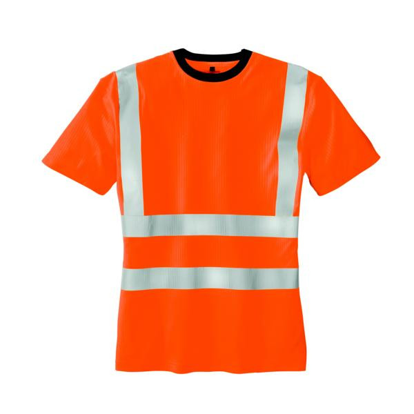 teXXor T-shirt med hög synlighet HOOGE, storlek: L, färg: ljus orange, förpackning om 20, 7009-L