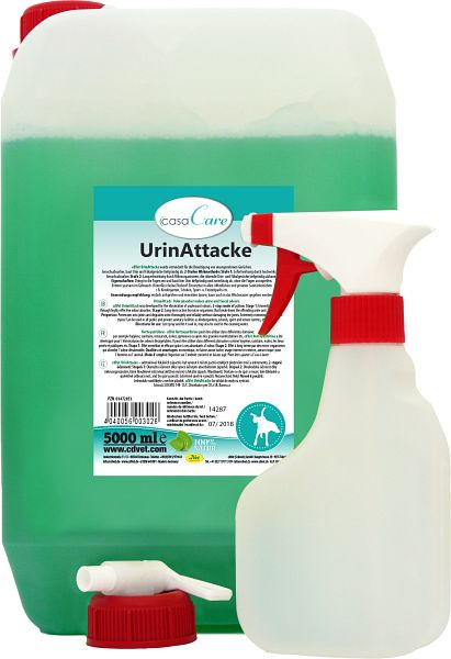 cdVet casaCare Urine Attack kanister med sprayflaska 5 L, 302