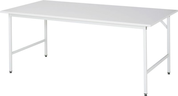 RAU Jerry serie arbetsbord (3030) - höj- och sänkbar, melaminplatta, 2000x800-850x1000 mm, 06-500M10-20.12