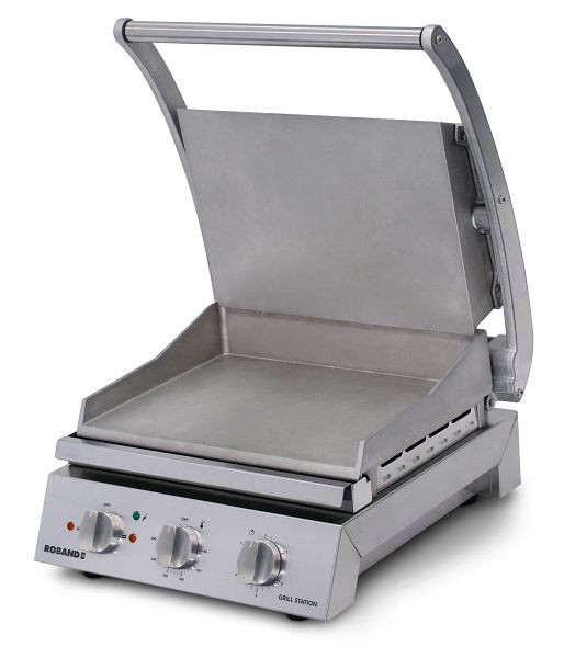 Roband grillstation GSA610S-F med pressgjutna aluminiumplattor med ingjutna värmeelement och valfria teflonplåtar, GSA610S-F