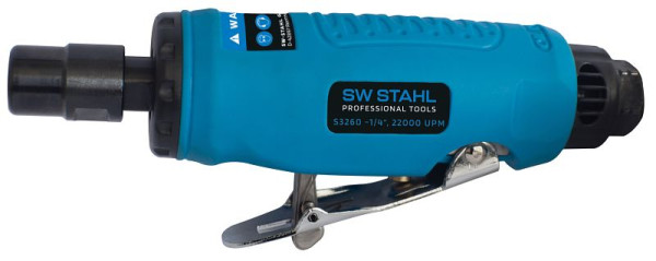 SW-Stahl tryckluftsslip, 1/4", rak, S3260