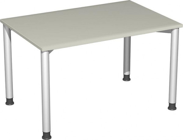 geramöbel skrivbord höjdjusterbart, 1200x800x680-800, ljusgrå/silver, S-555102-LS