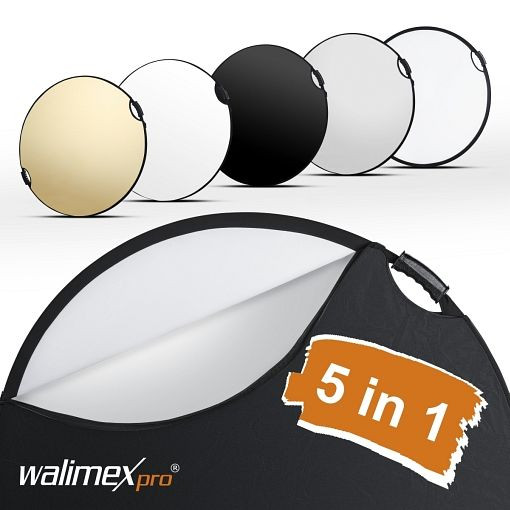 Walimex pro 5in1 vikreflektor vågig komfort Ø56cm, 22459