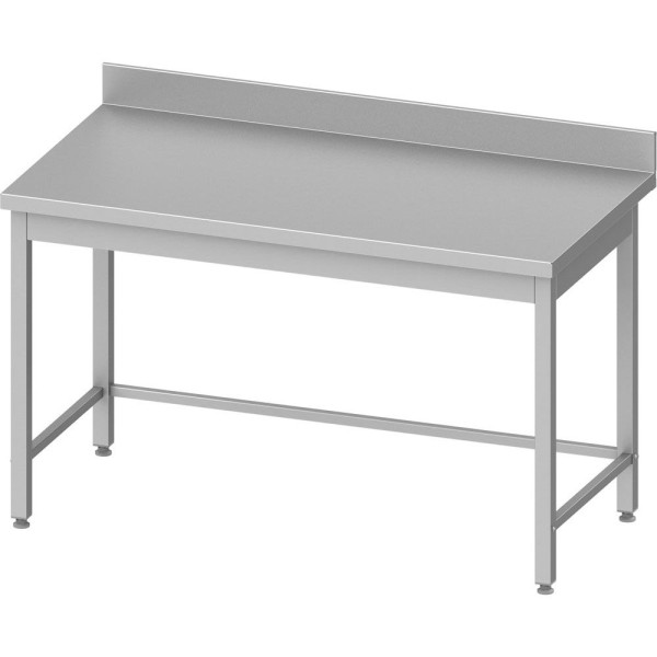 Stalgast arbetsbord ECO utan underrede 800x700x850 mm, med stag och uppställning, självmonterande (AISI201), DAT08761A