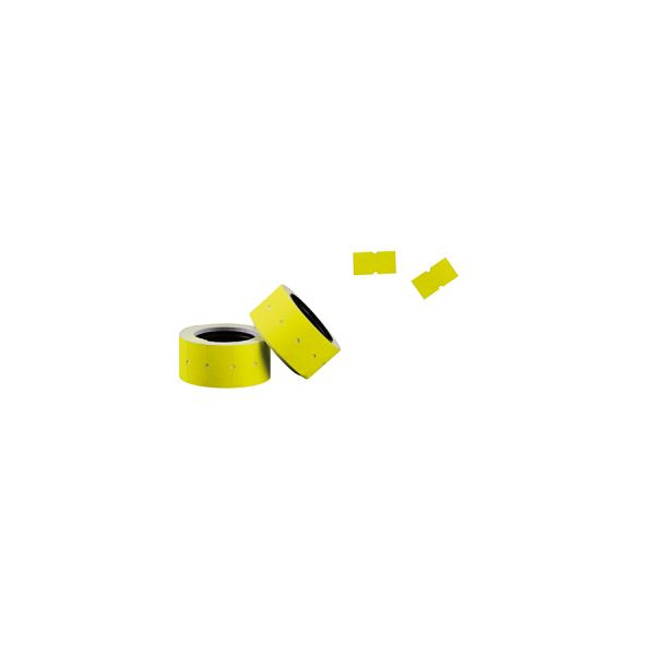 Ratiotec-etiketter 21x12 mm fluorescerande gul, 802070