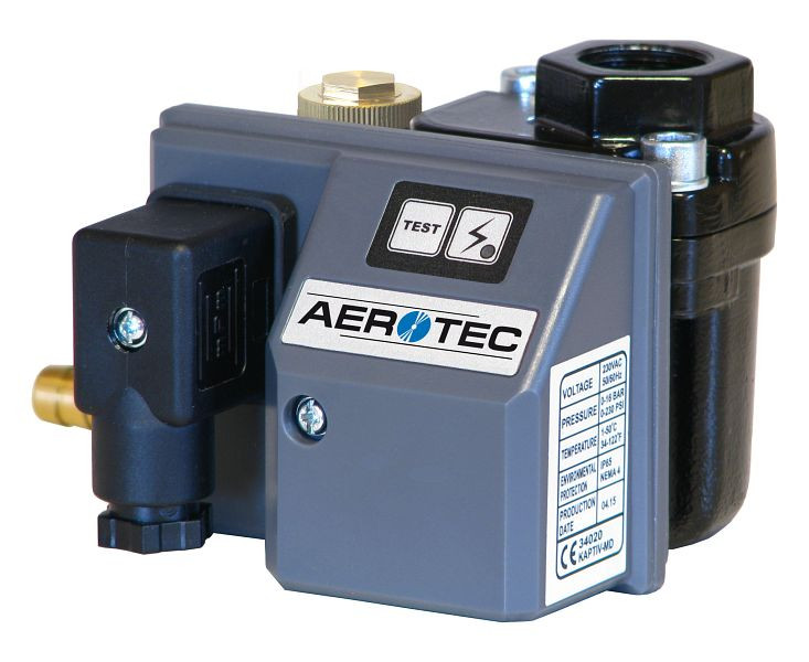 AEROTEC automatisk dränering AE 20 - kompakt - 230 V, för tryckluftstankar och kyltorkar, 2009698
